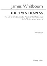 JAMES WHITBOURN: THE SEVEN HEAVENS - THE LIFE OF C.S. LEWIS IN THE PLANETS OF THE MIDDLE AGES (VOCAL