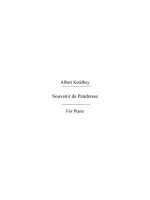 ALBERT KETELBEY: SOUVENIR DE TENDRESSE (PIANO) PIANO