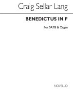 C.S. LANG: BENEDICTUS IN F SATB/ORGAN CHANT