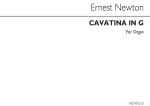 ERNEST NEWTON: CAVATINA IN G ORGAN
