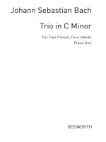 J.S BACH: TRIO IN C MINOR PIANO