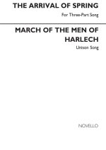 THE ARRIVAL OF SPRING MARCH OF THE MEN OF HARLECH 3PT AND UNISON