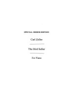 CARL ZELLER: THE BIRDSELLER, THE CHERRY TREE AND ROSES IN TYROL (PIANO) PIANO