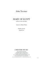 JOHN TAVENER: MARY OF EGYPT (STUDY SCORE) CHANT