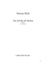 SIMON HOLT: AN ICICLE OF MOON (SCORE) POCHE