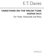 E.T. DAVIES: VARIATIONS ON A WELSH TUNE FOR PIANO TRIO (SCORE AND PARTS)