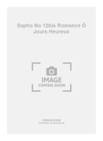 GOUNOD SAPHO N  12BIS ROMANCE O JOURS HEUREUX MEZZO OU BARYTON CHANT E