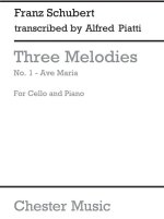 SCHUBERT AVE MARIA FROM THREE MELODIES CELLO/PIANO (ARR PIATTI)