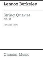 LENNOX BERKELEY: STRING QUARTET NO.2 OP.15 (MINIATURE SCORE)