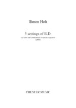 SIMON HOLT: 5 SETTINGS OF E.D.