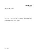 HENRY PURCELL: SOUND THE TRUMPET! BEAT THE DRUM! (PARTS)
