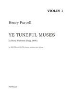 HENRY PURCELL: YE TUNEFUL MUSES, RAISE YOUR HEADS (PARTS)