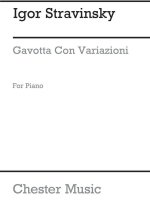 IGOR STRAVINSKY: GAVOTTA CON VARIAZIONI FROM PULCINELLA FOR PIANO PIANO