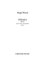 HUGH WOOD: ITHAKA - TRIO FOR VIOLIN, VIOLA AND CELLO (PARTS)