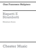 MALIPIERO: RISPETTI E STRAMBOTTI STRING QUARTET (MINIATURE SCORE)