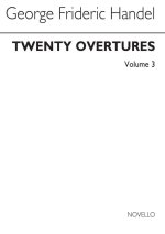 HANDEL: 20 OVERTURES IN AUTHENTIC KEYBOARD ARRANGEMENTS VOLUME 3
