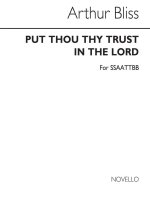 ARTHUR BLISS: PUT THOU THY TRUST IN THE LORD CHANT