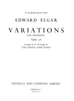EDWARD ELGAR: VARIATIONS OP.36 (TWO PIANOS)