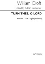 CROFT TURN THEE O LORD SSATTB/ORG