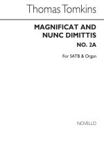 TOMKINS, MAGNIFICAT & NUNC DIMITIS FAUX BOURDON SATB CHANT