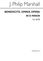 J. PHILIP MARSHALL:  BENEDICITE OMNIA OPERA D MIN  CHANT