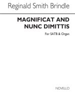 REGINALD SMITH BRINDLE: MAGNIFICAT AND NUNC DIMITTIS SATB/ORGAN CHANT