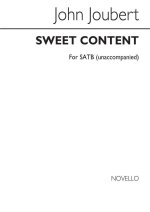 JOUBERT: SWEET CONTENT FOR SATB CHORUS CHANT