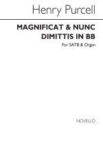 PURCELL, H MAGNIFICAT & NUNC DIMITTIS IN BB SATB/ORG CHANT