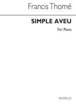 FRANCIS THOME: SIMPLE AVEU PIANO