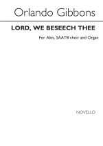ORLANDO GIBBONS: LORD, WE BESEECH THEE CHANT