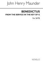 JOHN MAUNDER: BENEDICTUS IN G (CHANT FORM)  CHANT