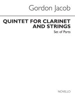 JACOB: QUINTET FOR CLARINET AND STRINGS (PARTS)