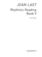 JOAN LAST: RHYTHMIC READING AND SIGHT READING PIECES BOOK 5 GRADE 5 LIVRE SUR LA MUSIQUE