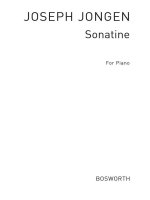 JOSEPH JONGEN: SONATINE MENUETTO RONDO PIANO