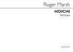 HOICHI: AMPLIFIED ALTO FLUTE AND ELECTRONICS (SCORE)