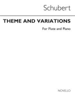 FRANZ SCHUBERT: THEME AND VARIATIONS D.935 NO.3 (FLUTE/PIANO)