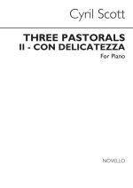 CYRIL SCOTT: THREE PASTORALS (MOVEMENT NO.2-CON DELICATEZZA) PIANO
