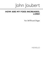 JOHN JOUBERT: HOW ARE MY FOES INCREASED, LORD! OP.61 CHANT