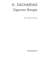HELMUT ZACHARIAS: ZIGEUNER BOOGIE (GYPSY BOOGIE) FOR VIOLIN AND PIANO