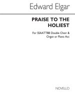 ELGAR: PRAISE TO THE HOLIEST FOR DOUBLE CHOIR WITH ORGAN OR PIANO ACC. CHANT