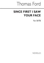 FORD: SINCE FIRST I SAW YOUR FACE SATB CHANT