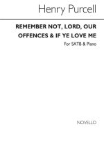 PURCELL-REMEMBER NOT LORD OUR OFFENCES / HEAP-IF YE LOVE ME SATB/PIANO CHANT