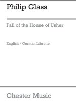 GLASS THE FALL OF THE HOUSE OF USHER (E) LIBRETTO