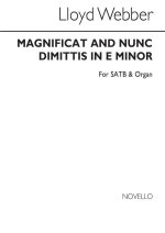 W.S. LLOYD WEBBER: MAGNIFICAT AND NUNC DIMITTIS IN E MINOR CHANT