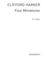 CLIFFORD HARKER: FOUR MINIATURES FOR ORGAN