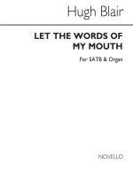 HUGH BLAIR: LET THE WORDS OF MY MOUTH CHANT