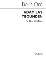 BORIS ORD: ADAM LAY YBOUNDEN (ARR. BARRY ROSE)