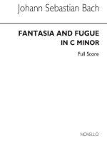 J.S. BACH: FANTASIA AND FUGUE IN C MINOR (MINIATURE SCORE- ELGAR)