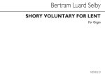 SELBY SHORT VOLUNTARY FOR LENT ORGAN