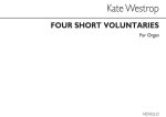 KATE WESTROP: FOUR SHORT VOLUNTARIES ORGAN